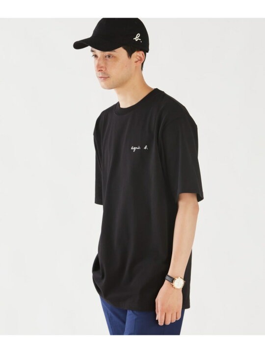 楽天市場】メンズ ロゴ刺繍 コットン 半袖 Tシャツ 