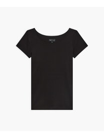 コットン 半袖 Tシャツ "Le Chic" agnes b. FEMME アニエスベー トップス カットソー・Tシャツ ブラック【送料無料】[Rakuten Fashion]