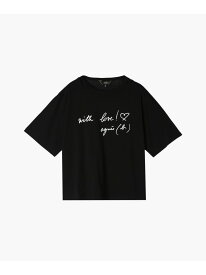WEB限定 WU52 TS ウィズラブ Tシャツ To b. by agnes b. アニエスベー トップス カットソー・Tシャツ ブラック【送料無料】[Rakuten Fashion]
