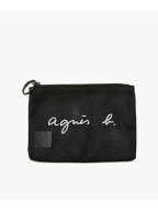 ロゴ ナイロン スモール ポーチ ZAH03-02 agnes b. VOYAGE アニエスベー 財布・ポーチ・ケース ポーチ ブ…