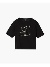 WU61 TS merci ! A tous!! Tシャツ To b. by agnes b. アニエスベー トップス カットソー・Tシャツ ブラック【送料無料】[Rakuten Fashion]