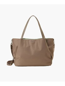 ナイロン 2way ラージ トートバッグ "Origami" ABS07-04 agnes b. VOYAGE アニエスベー バッグ トートバッグ ブラウン【送料無料】[Rakuten Fashion]