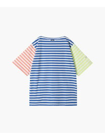 【SALE／55%OFF】agnes b. x HELLY HANSEN ショートスリーブマリンボーダーティー(ユニセックス) agnes b. FEMME アニエスベー トップス カットソー・Tシャツ ブルー【RBA_E】【送料無料】[Rakuten Fashion]