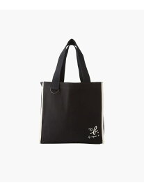 To b. by agnes b.* green label relaxing コットン パイピング トートバッグ To b. by agnes b. アニエスベー バッグ トートバッグ ブラック【送料無料】[Rakuten Fashion]