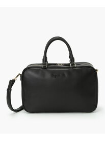 【SALE／40%OFF】レザー 2way ボストンバッグ"Carole" YAS02-03 agnes b. VOYAGE アニエスベー バッグ ショルダーバッグ ブラック【RBA_E】【送料無料】[Rakuten Fashion]