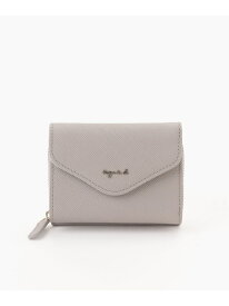 レザー 三つ折りウォレット" ava " TAW02-02 agnes b. VOYAGE アニエスベー 財布・ポーチ・ケース 財布 ベージュ【送料無料】[Rakuten Fashion]
