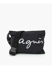 ナイロンショルダーバッグ"Air" XAH03-03 agnes b. VOYAGE アニエスベー バッグ ショルダーバッグ ブラック【送料無料】[Rakuten Fashion]