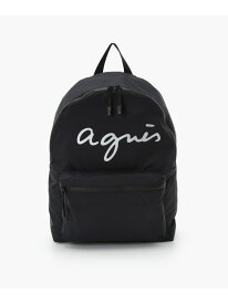 ナイロンバックパック "Air" XAH03-01 agnes b. VOYAGE アニエスベー バッグ リュック・バックパック ブラック【送料無料】[Rakuten Fashion]