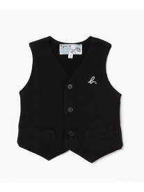 J630 L GILET ベビー b.ジレ agnes b. ENFANT アニエスベー ジャケット・アウター ダウンジャケット・ダウンベスト ブラック【送料無料】[Rakuten Fashion]