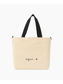 【ユニセックス】WEB限定 OAH22-01 2wayロゴビッグトートバッグ agnes b. VOYAGE アニエスベー バッグ トートバッグ ホワイト【送料無料】[Rakuten Fashion]