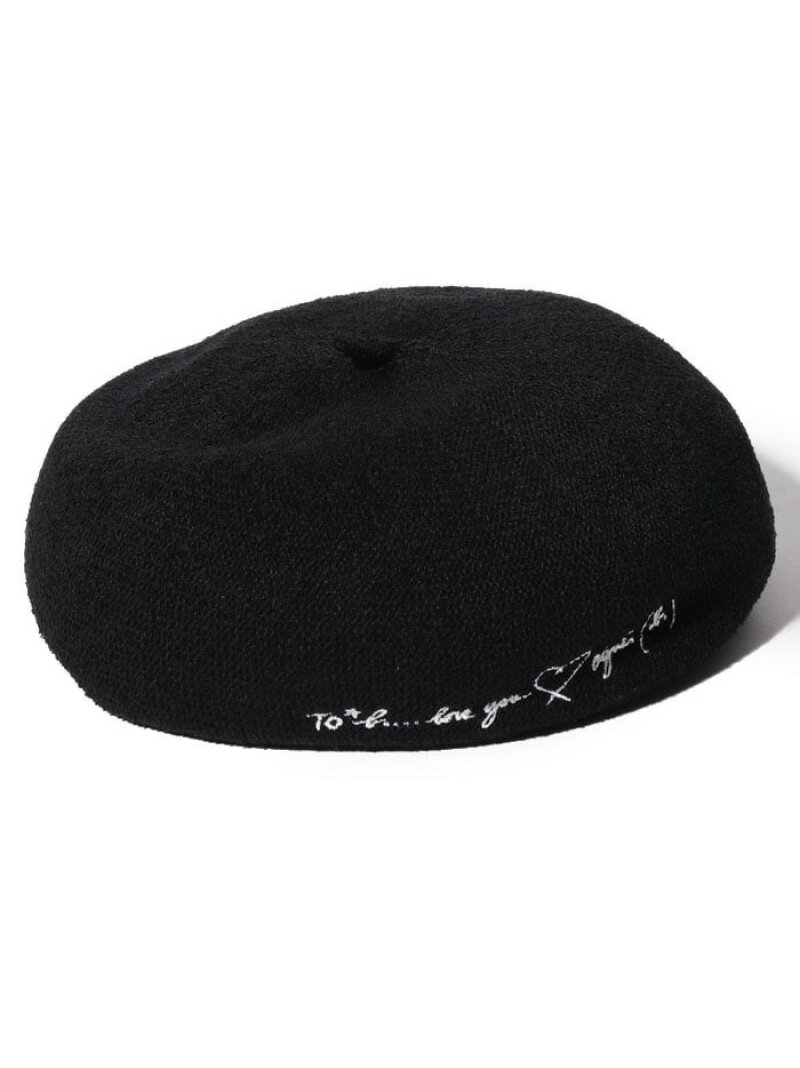 BERET　by　b.　agnes　帽子　ハンチング・ベレー帽　サマーベレー　agnes　ブラック【送料無料】[Rakuten　Fashion]　To　アニエスベー　b.　WN20　b.