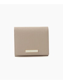 レザー 二つ折り ウォレット "Erika" QAW05-01 agnes b. VOYAGE アニエスベー 財布・ポーチ・ケース 財布 ベージュ【送料無料】[Rakuten Fashion]