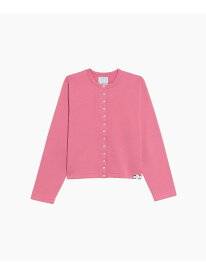 M001 CARDIGAN カーディガンプレッション [Made in France] agnes b. FEMME アニエスベー トップス カーディガン ピンク【送料無料】[Rakuten Fashion]