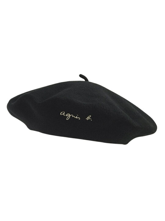楽天市場】GV00 CHAPEAU ウールベレー帽 agnes b. FEMME アニエスベー 帽子/ヘア小物 ベレー帽  ブラック【送料無料】[Rakuten Fashion] : agnes b.
