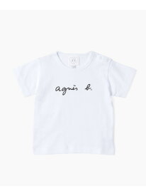 S137 L TS ベビー Tシャツ agnes b. ENFANT アニエスベー トップス カットソー・Tシャツ ホワイト【送料無料】[Rakuten Fashion]