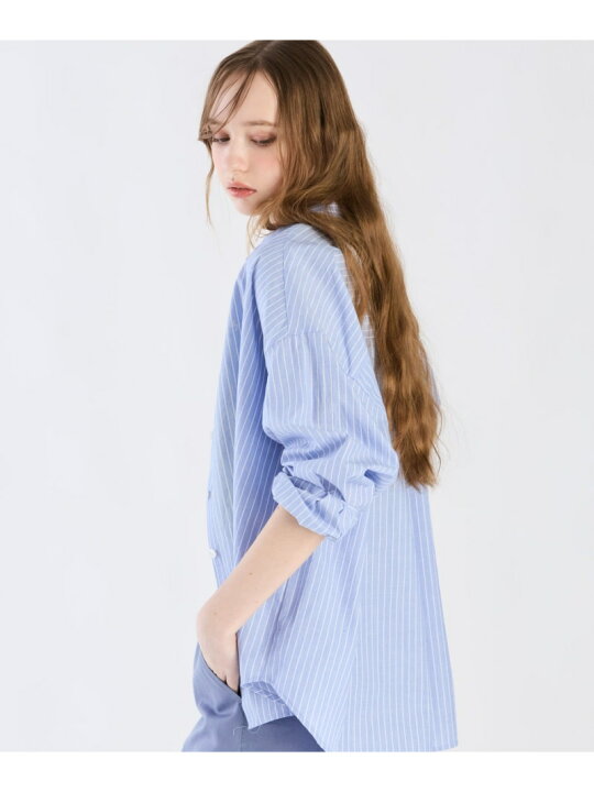楽天市場】【SALE／30%OFF】コットン ストライプ ロングスリーブ 