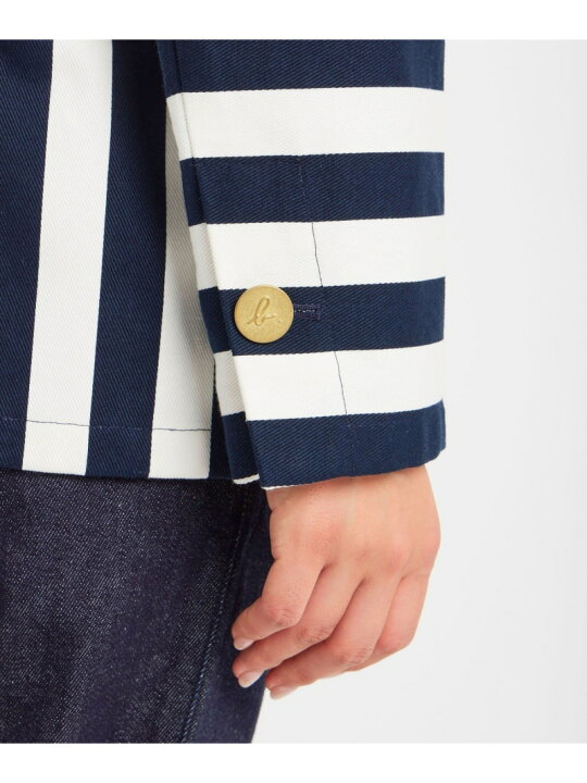 楽天市場】【SALE／55%OFF】ストライプ コットン ジャケット agnes b 