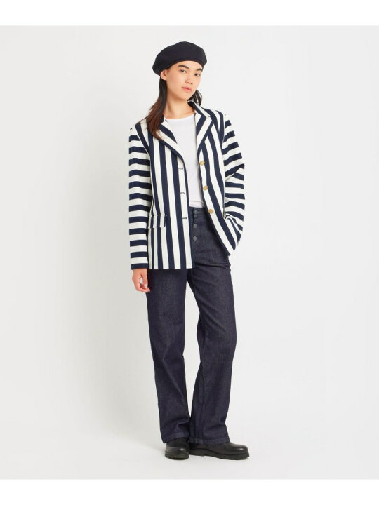 楽天市場】【SALE／55%OFF】ストライプ コットン ジャケット agnes b 