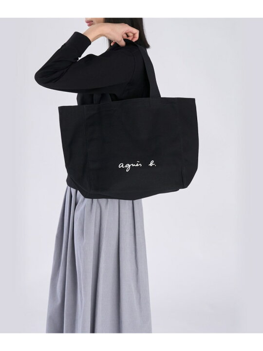 楽天市場】WEB限定 ロゴトートバッグ agnes b. VOYAGE アニエスベー  