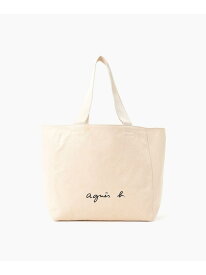 WEBスペシャル ロゴトートバッグ GO03-01 agnes b. VOYAGE アニエスベー バッグ トートバッグ ホワイト【送料無料】[Rakuten Fashion]