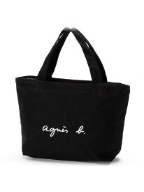 WEB限定 GO03-02 ロゴトートバッグ agnes b. VOYAGE アニエスベー バッグ トートバッグ ブラック【送料無料】[Rakuten Fashion]