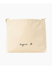 WEBスペシャル ロゴショルダーバッグ GO03-03 agnes b. VOYAGE アニエスベー バッグ ショルダーバッグ ホワイト【送料無料】[Rakuten Fashion]