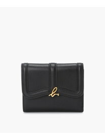 レザー 三つ折り ウォレット"Ingrid" ZAW03-01 agnes b. VOYAGE アニエスベー 財布・ポーチ・ケース 財布 ブラック【送料無料】[Rakuten Fashion]
