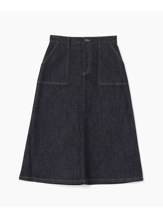 楽天市場】WG51 SKIRT デニムミディスカート To b. by agnes b 