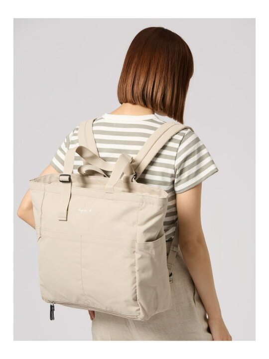 楽天市場】ロゴ ペアレンツバッグ マザーズバッグ agnes b. ENFANT  