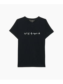 W984 TS ロゴTシャツ To b. by agnes b. アニエスベー トップス カットソー・Tシャツ ネイビー【送料無料】[Rakuten Fashion]