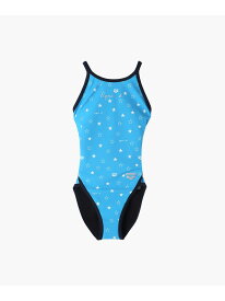 JIO1 MAILLOT ARENA agnes b. x arena タフスーツ トレーニングワンピース スーパーフライバック agnes b. FEMME アニエスベー 水着・スイムグッズ 水着 ブルー【送料無料】[Rakuten Fashion]