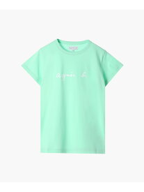 S137 TS ロゴTシャツ agnes b. FEMME アニエスベー トップス カットソー・Tシャツ グリーン【送料無料】[Rakuten Fashion]