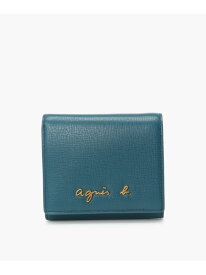 【SALE／30%OFF】【by R 限定品】agnes b. レザー 二つ折り ウォレット "City" ZAW07-01 agnes b. VOYAGE アニエスベー 財布・ポーチ・ケース 財布 ブルー【RBA_E】【送料無料】[Rakuten Fashion]