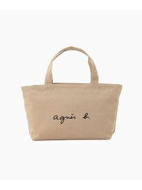 WEB限定 GO03-02 ロゴトートバッグ agnes b. VOYAGE アニエスベー バッグ ハンドバッグ ベージュ【送料無料】[Rakuten Fashion]