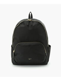 ナイロンバックパック"Maron" FT03A-07 agnes b. VOYAGE アニエスベー バッグ リュック・バックパック ブラック【送料無料】[Rakuten Fashion]