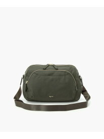 ナイロン ラージ ショルダーバッグ "Maron" FT03A-05 agnes b. VOYAGE アニエスベー バッグ ショルダーバッグ グリーン【送料無料】[Rakuten Fashion]