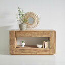 コンソール WE-883 ブラウン コンソール パイン古材 ラック 収納 ディスプレイ コレクション 引き出し付き 古材 天然木 パイン材 ナチュラル 面取り加工