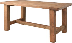 ダイニングテーブル WE-887 ブラウン テーブル ダイニングテーブル 食卓テーブル 木製 天然木 パイン古材 アンティーク シンプル レトロ 幅160cm 什器 おしゃれ 重厚感