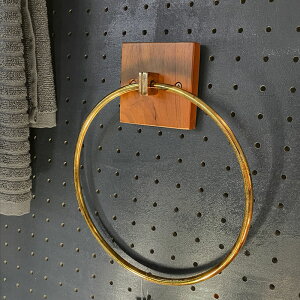 天然木 タオルハンガー JW-226BR タオル掛け おしゃれ 木製 ウッド