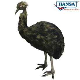 HANSA 2676 エミュー130 全長：130cm EMU BH2676 ぬいぐるみ ハンサ クリスマス 誕生日 プレゼント 動物 犬 猫 鳥 うさぎ ペンギン アニマル 置物 人形 フィギュア KOESEN ケーセン 大きい マスコット 実物大 大型