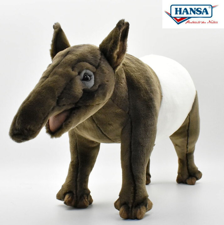楽天市場 Hansa 50 マレーバク 56cm Tapir Bh6937 獏 ぬいぐるみ ハンサ もふもふ クリスマス 誕生日 プレゼント 動物 犬 猫 鳥 うさぎ ペンギン アニマル 置物 人形 フィギュア Koesen ケーセン カロラータ 大きい マスコット 実物大 大型 Agog 楽天市場店