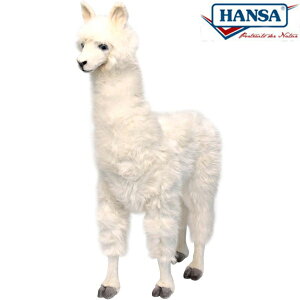 HANSA 6463 アルパカ100 全長:100cm ALPACA RIDE-ON BH6463 ぬいぐるみ ハンサ クリスマス 誕生日 プレゼント 動物 犬 猫 鳥 うさぎ ペンギン アニマル 置物 人形 フィギュア KOESEN ケーセン 大きい マスコ