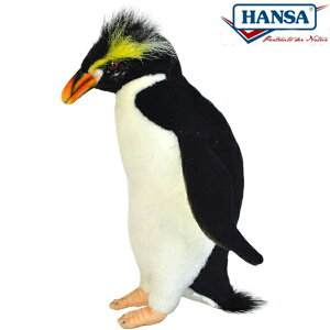 HANSA 7085 フィヨルドランドペンギン24 全長:24cm FIORLA BH7085 ぬいぐるみ ハンサ クリスマス 誕生日 プレゼント 動物 犬 猫 鳥 うさぎ ペンギン アニマル 置物 人形 フィギュア KOESEN ケーセン 大
