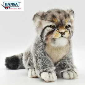 HANSA 7299 マヌルネコ(仔) 17cm PALLAS KITTEN BH7299 　ネコ ねこ 子猫 ぬいぐるみ ハンサ もふもふ クリスマス 誕生日 プレゼント 動物 犬 猫 鳥 うさぎ ペンギン アニマル 置物 人形 フィギュア KOESEN ケーセン 大きい マスコット 実物大 大型