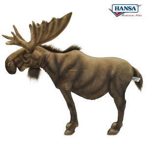 HANSA 7794 ヘラジカ60 全長:60cm MOOSE BH7794 ぬいぐるみ ハンサ トナカイ 鹿 バンビ クリスマス 誕生日 プレゼント 動物 犬 猫 鳥 うさぎ ペンギン アニマル 置物 人形 フィギュア KOESEN ケーセン 大