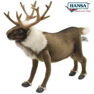 HANSA 7863 トナカイ 35cm NORDIC REINDEER BH7863 ぬいぐるみ ハンサ クリスマス 誕生日 プレゼント 動物 犬 猫 鳥 うさぎ ペンギン アニマル 置物 人形 フィギュア KOESEN ケーセン 大きい マスコット 実