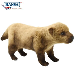 HANSA8146 ヤブイヌ 48cm BUSH DOG BH8146 いぬ イヌ 短足 ぬいぐるみ ハンサ クリスマス 誕生日 プレゼント 動物 犬 猫 鳥 うさぎ ペンギン アニマル 置物 人形 フィギュア KOESEN ケーセン 大きい マス