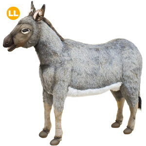 HANSA 3804 ロバ140 全長:140cm DONKEY BH3804 ぬいぐるみ ハンサ クリスマス 誕生日 プレゼント 動物 犬 猫 鳥 うさぎ ペンギン アニマル 置物 人形 フィギュア KOESEN ケーセン 大きい マスコット 実物