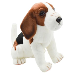 HANSA ビーグル犬26 H26(cm) 5862 ぬいぐるみ ハンサ クリスマス 誕生日 プレゼント 動物 犬 猫 鳥 うさぎ ペンギン アニマル 置物 人形 フィギュア KOESEN ケーセン 大きい マスコット 実物大 大型