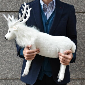 HANSA 6190 VgiJC52 SF52cm REINDEER WHITE BH6190 ʂ nT NX}X a v[g  giJC Aj} u l` tBMA KOESEN P[Z 傫 }XRbg  